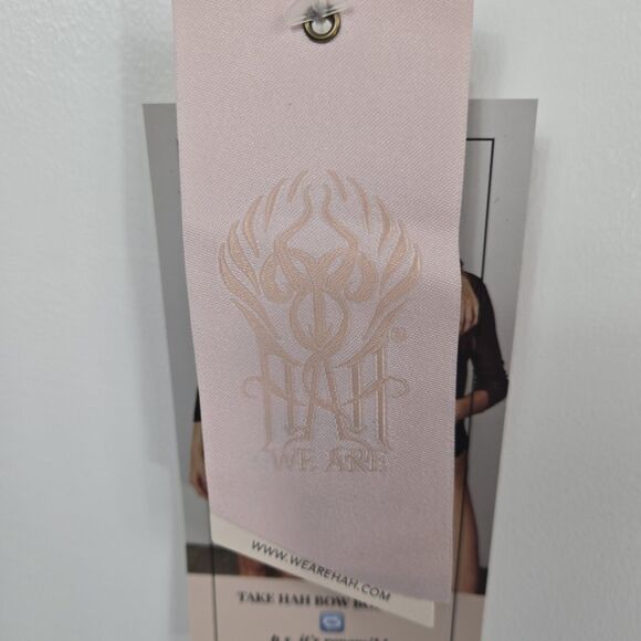 Free People x We Are HAH Women's Small Black Reversible Lacey Bodysuit NWT - Picture 9 of 14